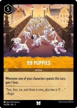 Disney Lorcana: 99 Puppies (3INK)