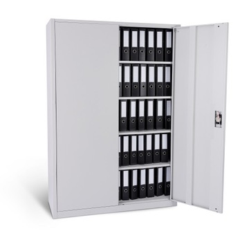 Широкий металлический офисный шкаф для документов, шкаф-мастерская для гаража для папок.