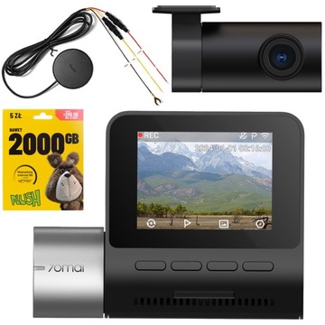 70mai Wideorejestrator A510 Kamera + tylna RC11 SET + UP04 + STARTER PLUSH
