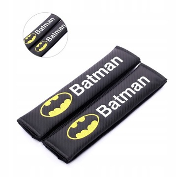 2 szt. Pokrowiec na pas bezpieczeństwa Batman