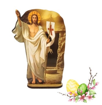 Figurka Ozdoba Wielkanocbna Jezus Chrystus Zmartwychwstały