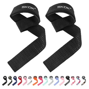 Weightlifting Straps Anti-Slip Silicone Lifting Wrist Straps Strength