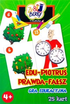 KARTY TREFL EDU PIOTRUŚ PRAWDA/FAŁSZ