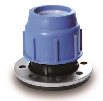 Przelot PE z kołnierzem 40-6/4' DN40 BLUE SEAL PN1