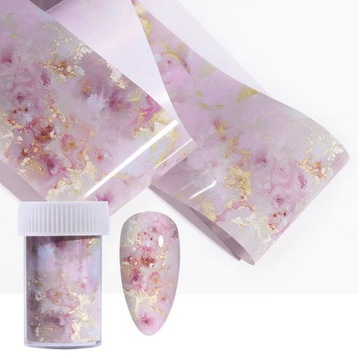 Folia transferowa arkusz | FIOLET RÓŻ MARMUR