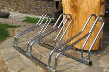 ПОДСТАВКА ДЛЯ ВЕЛОСИПЕДОВ КРЕСТОВЫЕ ВЕЛОСИПЕДЫ 3 ОЦИНКОВАННЫХ ВЕЛОСИПЕДОВ