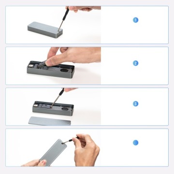 Корпус SSD-адаптера Fanxiang MD85 M2 NVMe PCIE 2W1 USB 3.2 Type C 10Gbs