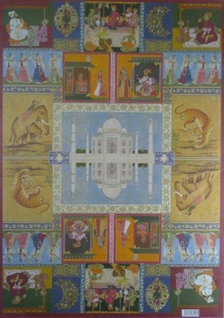 papier do decoupage 50 x 70cm - Indie