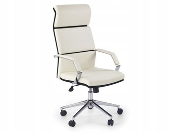 Fotel biurowy CASTO biały czarny krzesło biurowe