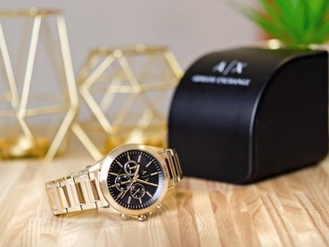 MĘSKI ZEGAREK ARMANI EXCHANGE AX2611 DREXLER ZŁOTY