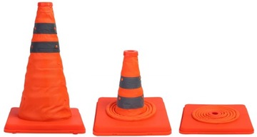 Pachołek Drogowy Ostrzegawczy Składany Odblask Słupek Odblaskowy 45cm