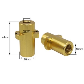 Dysza z lancą obrotową do podkładki z rurką