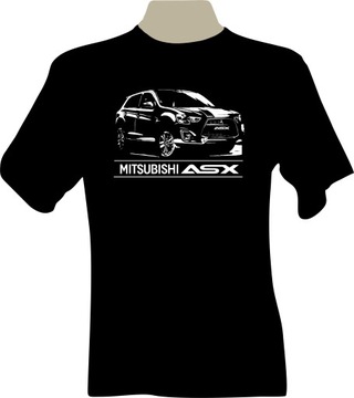 KOSZULKA T-shirt z nadrukiem fana mitsubishi ASX