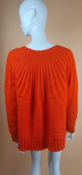 gruby sweter damski ciepły oversize 42 0A13