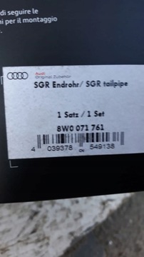 KONCOVKA TLUMIČE AUDI A4 B9 8W0071761