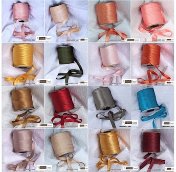 LAMÓWKI ATŁASOWE FIRANKA 119 POPULARNYCH KOLORÓW