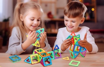 НАБОР БОЛЬШИХ МАГНИТНЫХ ПЛИТОК 105 EL МАГНИТНАЯ ПЛИТКА MONTESSORI