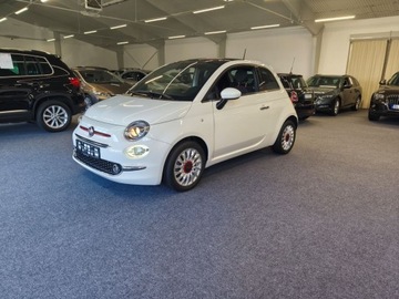 Fiat 500 II 2021 Fiat 500 Hybryda, Pierwszy właściciel. Panorama dach, Nawi, Tempomat