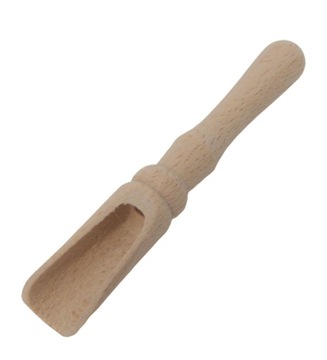 NABIERAK drewniany czerpak łyżeczka 10,5cm rączka