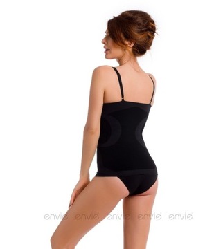 ENVIE Koszulka MODELUJĄCA Wyszczuplająca SHAPEWEAR SHIRT 01 Nero M