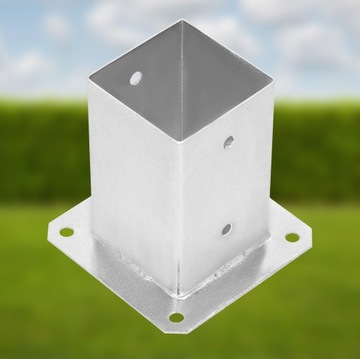 АНКЕР НА БОЛТОВОМ ОСНОВЕ СТОЙКИ ДЛЯ ОПОРЫ БЕТОННЫХ БЕСЕДОК ОЦИНКОВАННОЙ 90Х90 ММ