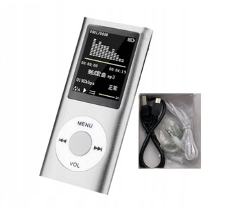ODTWARZACZ MP4 LCD SETTY SREBRNY