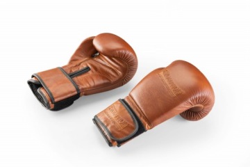 ПРОФЕССИОНАЛЬНЫЕ БОКСЕРСКИЕ ПЕРЧАТКИ ИЗ НАТУРАЛЬНОЙ КОЖИ EVOLUTION RETRO 10 OZ