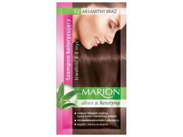 Szampony do włosów Marion brązy Aksamitny Brąz