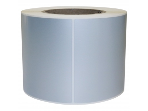 Etykiety foliowe srebrne 100x50 500szt mocne
