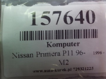 NISSAN PRIME P11 1.6 JEDNOTKA 23710-82J60