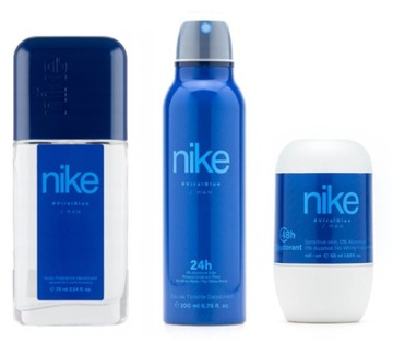 NIKE VIRAL BLUE ZESTAW DNS75+ SPRAY200+ ROLL-ON50