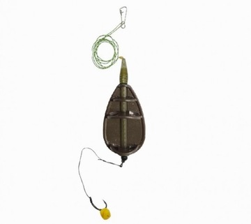 НАБОР4x ГОТОВЫЕ КОРЗИНЫ ДЛЯ КОРМУШКИ IN-LINE DURA FLAT 30 г HAK10+ ЭКСТРУДИРОВАННАЯ ФОРМА