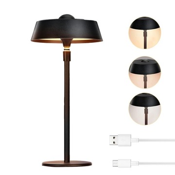 LAMPKA NOCNA LAMPA STOŁOWA NA BATERIE BEZPRZEWODOWA