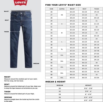 Levi's 9IPLL53JHNDGUDDFJehEJK jeansy męskie proste rozmiar 40/32