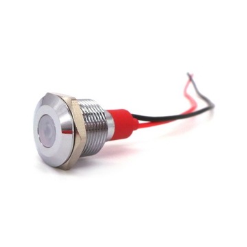 Светодиодная лампа приборной панели 14мм Оранжевая