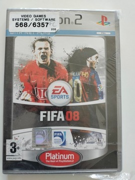 FIFA 08 PS2 PAL FOLIA