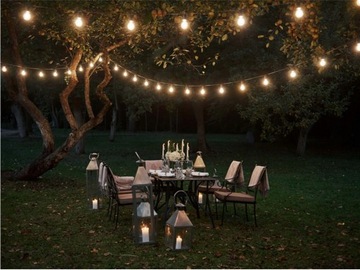 САДОВАЯ ГИРЛЯНДНАЯ ЦЕПЬ СВЕТОВ 20 СВЕТОДИОДНЫХ ЛАМП