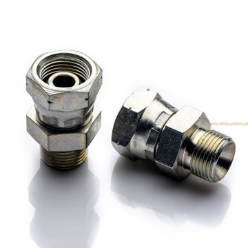 Redukcja 3/4'' - 1/2'' wkrętno-nakrętna stal