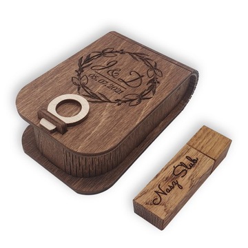 ГРАВИРОВАННАЯ коробочка для PenDRIVE