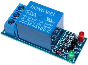 PRZEKAŹNIK 1-KANAŁOWY MODUŁ 5V AVR ARM 10A