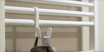 ДВОЙНОЙ КРЮЧОК TESCOMA ДЛЯ РАДИАТОРА В ВАННОЙ