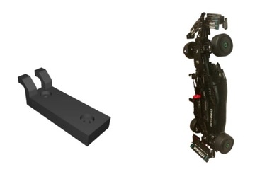 Настенное крепление для автомобиля LEGO Technic Mercedes F1 (42171)