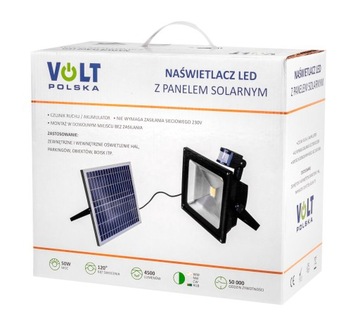 СОЛНЕЧНАЯ ЛАМПОВАЯ ПАНЕЛЬ СВЕТОДИОДНЫЙ ГАЛОГЕННЫЙ ПРОЖЕКТОР 50ВТ