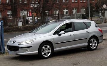Peugeot 407 SW 2.0 16V 136KM 2005 Peugeot 407 Bezwypadkowy Zadbany 2.0 Benzyna 136KM, zdjęcie 4