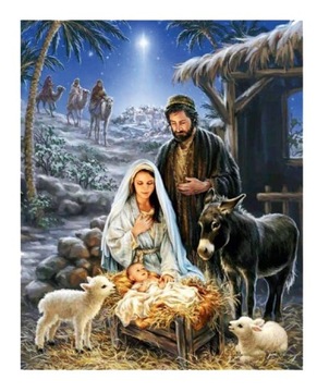 Jezus HAFT DIAMENTOWY Diamond Painting 5D 30x40 MOZAIKA DIAMENTOWA HOBBY