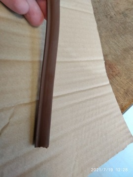 uszczelka do drzwi wewnętrznych bezfelcowych brąz