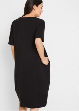 52 CZARNA SUKIENKA OVERSIZE