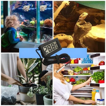 PRECYZYJNY TERMOMETR ELEKTRONICZNY CYFROWY Z SONDĄ