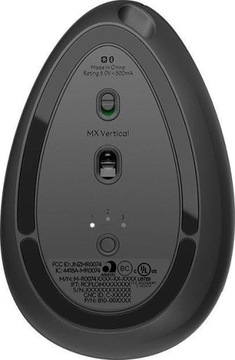 Беспроводная мышь Logitech MX Вертикальная 910-005448 с оптическим датчиком
