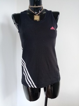 ADIDAS sportowa bluzka top czarna Climalite S 36